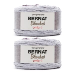 Bernat Blanket Ombre Yarn – Charcoal Ombre | Super Bulky (6) | 220 yds