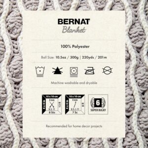 🧶 Bernat Blanket Ombre Yarn – Faded Blues - Image 3